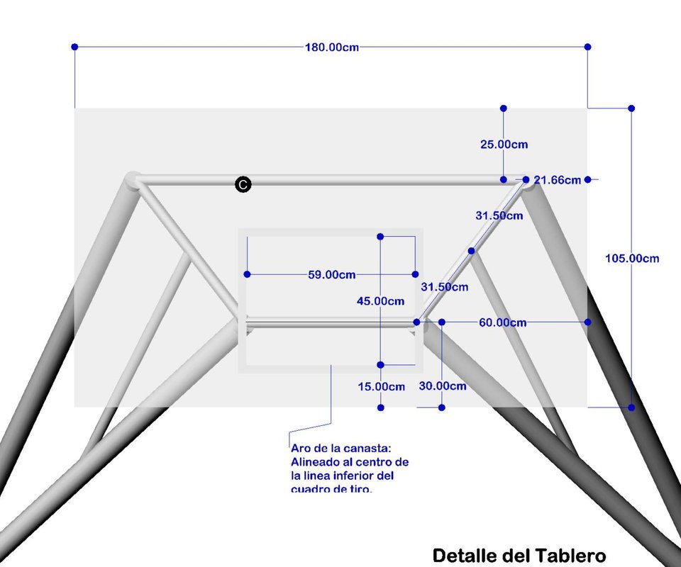 Goal+Basket technical drawing 02